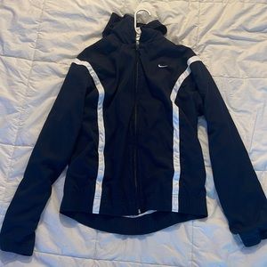 dark navy nike zip up